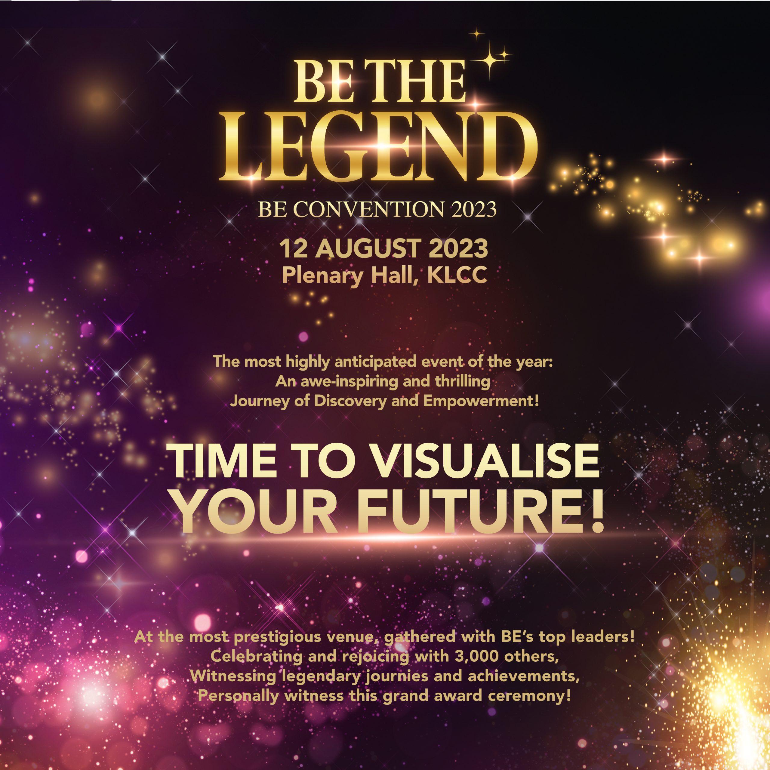 BE THE LEGEND CONVENTION 2023 | Legend Speakers