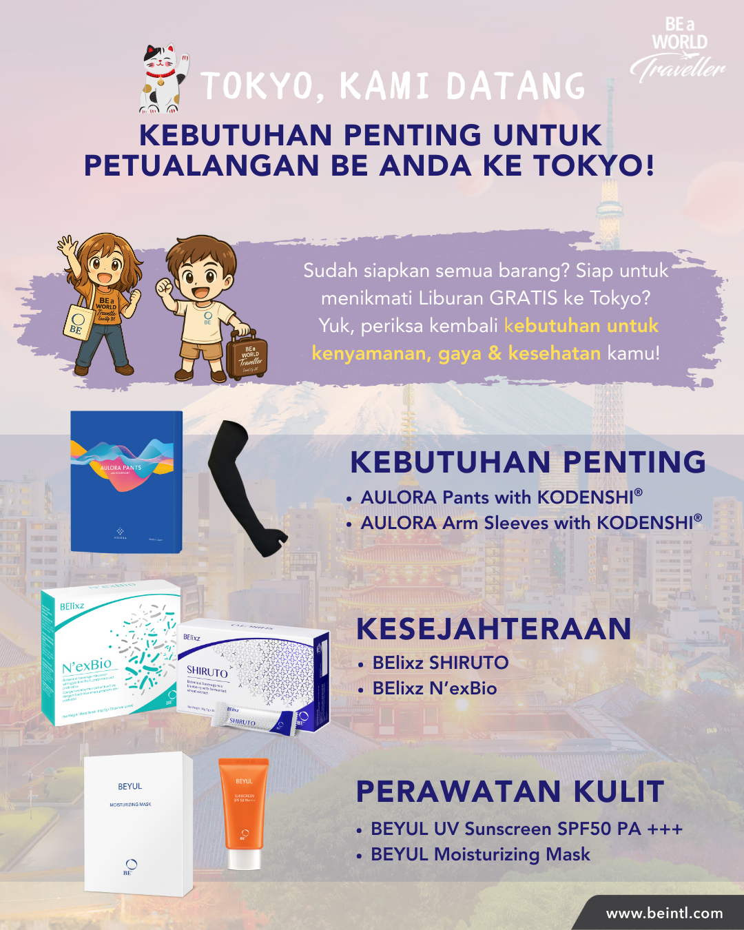 Kebutuhan Penting untuk Petualangan BE Anda ke Tokyo!